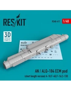 AN / ALQ-184 ECM pod (short length version) (A-10, F-4G, F-16, C-13...