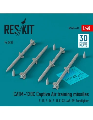 CATM-120C Captive air training missiles (4 pcs) (F-15, F-16, F-18, ...