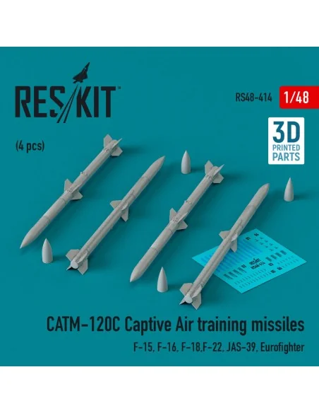 CATM-120C Captive air training missiles (4 pcs) (F-15, F-16, F-18, ...