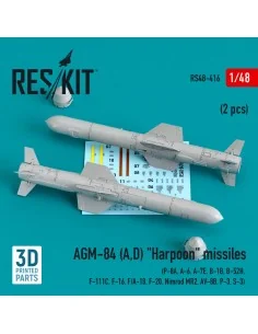 AGM-84 (A, D) Harpoon missiles (2 pcs) (P-8A, A-6, A-7E, B-1B, B-52...