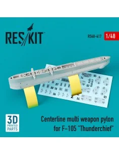 Centerline multi weapon pylon for F-105 Thunderchief (3D Printed), ...