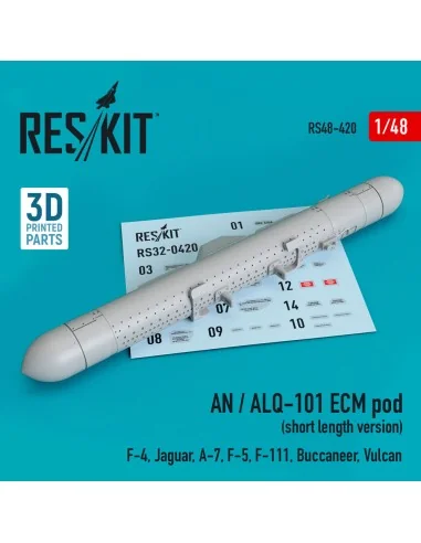 AN / ALQ-101 ECM pod (short length version) (F-4, Jaguar, A-7, F-5,...