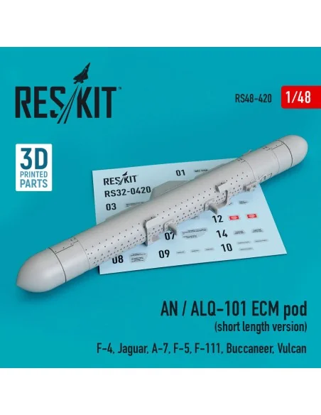 AN / ALQ-101 ECM pod (short length version) (F-4, Jaguar, A-7, F-5,...