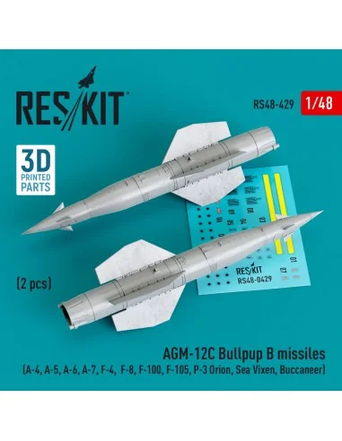 AGM-12C Bullpup B missiles (2 pcs) (A-4, A-5, A-6, A-7, F-4, F-8, F...