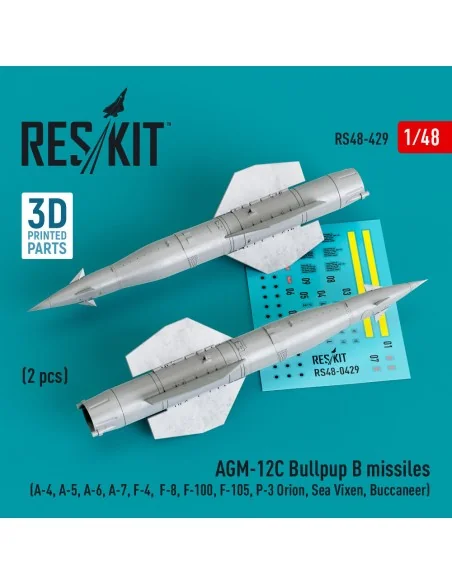 AGM-12C Bullpup B missiles (2 pcs) (A-4, A-5, A-6, A-7, F-4, F-8, F...