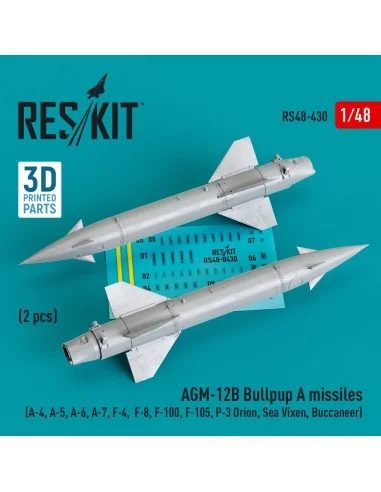 AGM-12B Bullpup A missiles (2 pcs) (A-4, A-5, A-6, A-7, F-4, F-8, F...