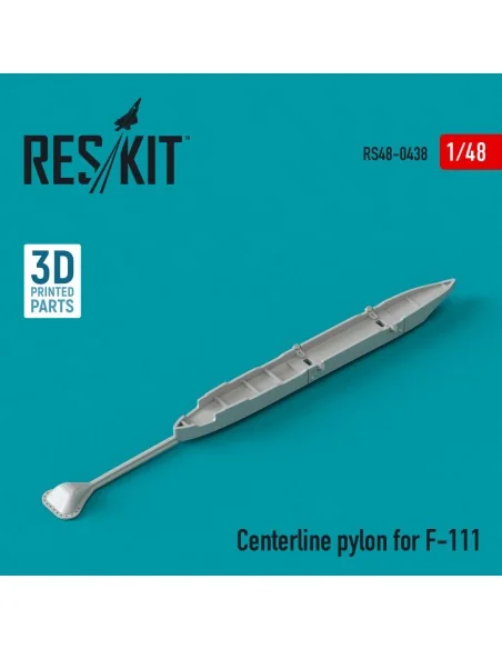 Centerline pylon for F-111 (3D Printed), 1/48 - ResKit Models RS48-...