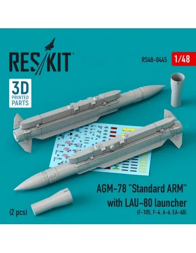 AGM-78 Standard ARM with LAU-80 launcher (2 pcs) (F-105, F-4, A-6, ...