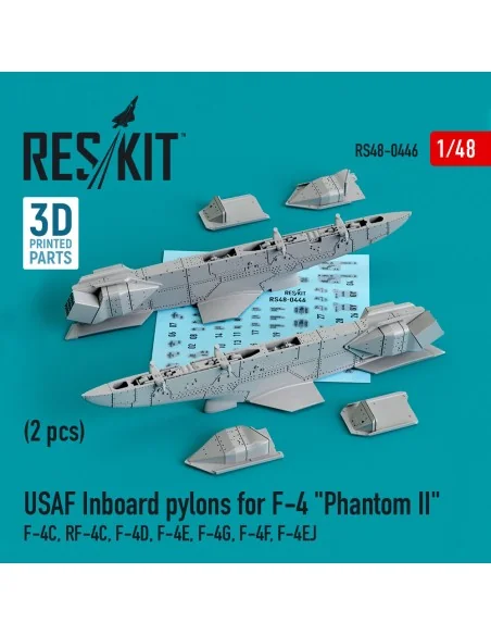USAF Inboard pylons for F-4 Phantom II (2 pcs) (F-4?, RF-4?, F-4D, ...