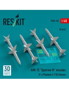 [NO_DESC] AIM-7E Sparrow III missiles (4 pcs) (F-4 Phantom II, F3H ...