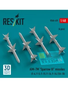 AIM-7M Sparrow III missiles (4 pcs) (F-4, F-5, F-15, F-16, F-14, F/...