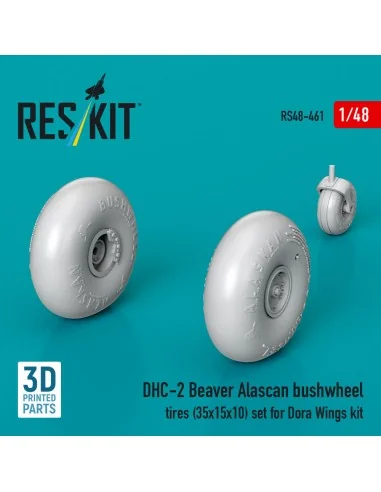 DHC-2 Beaver Alascan bushwheel tires (35x15x10) set for Dora Wings ...