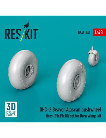 DHC-2 Beaver Alascan bushwheel tires (35x15x10) set for Dora Wings ...