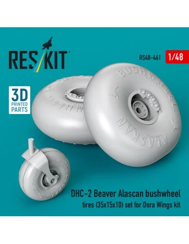 DHC-2 Beaver Alascan bushwheel tires (35x15x10) set for Dora Wings ...