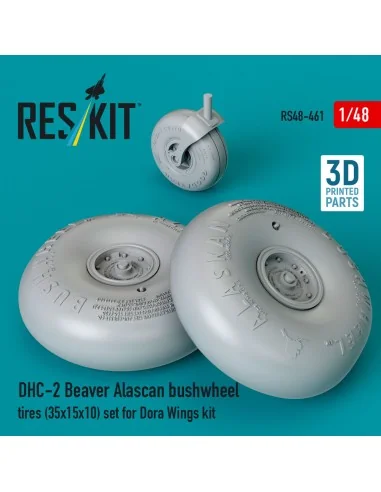 DHC-2 Beaver Alascan bushwheel tires (35x15x10) set for Dora Wings ...