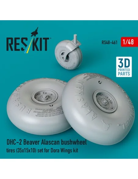 DHC-2 Beaver Alascan bushwheel tires (35x15x10) set for Dora Wings ...