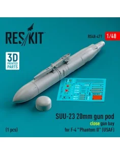 SUU-23 20mm gun pod (close gun bay) for F-4 Phantom II (USAF) (1 pc... 2