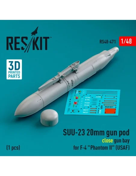 SUU-23 20mm gun pod (close gun bay) for F-4 Phantom II (USAF) (1 pc...