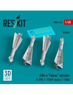 [NO_DESC] AIM-4 Falcon missiles (4 pcs) (F-89H, F-101B/F (early), F...