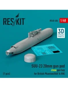 SUU-23 20mm gun pod (close gun bay) for British Phantom (RAF & RN) ...