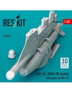 GBU-62 (JDAM-ER) bombs with pylons for MiG-29 Fulcrum (2 pcs) (3D P... 2