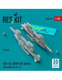 [NO_DESC] GBU-62 (JDAM-ER) bombs with pylons for Su-27 Flanker (2 p...
