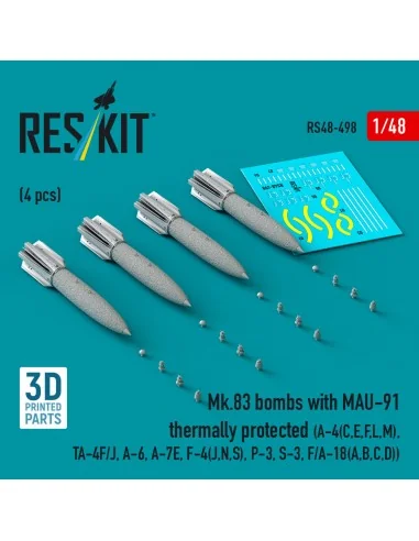Mk.83 bombs with MAU-91 thermally protected (4 pcs) (A-4(C, E, F, L...