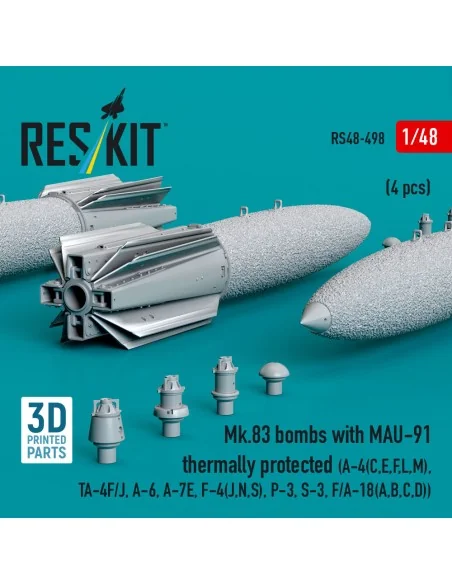 Mk.83 bombs with MAU-91 thermally protected (4 pcs) (A-4(C, E, F, L...