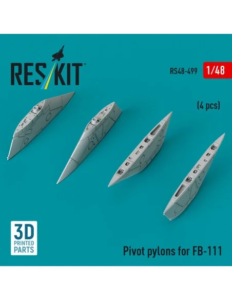 Pivot pylons for FB-111 (4 pcs) (3D Printed), 1/48 - ResKit Models ...
