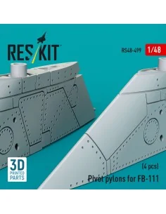 Pivot pylons for FB-111 (4 pcs) (3D Printed), 1/48 - ResKit Models ... 2