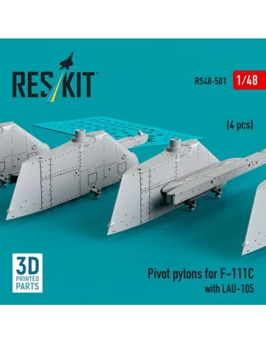 Pivot pylons for F-111C with LAU-105 (4 pcs) (3D Printed), 1/48 - R...