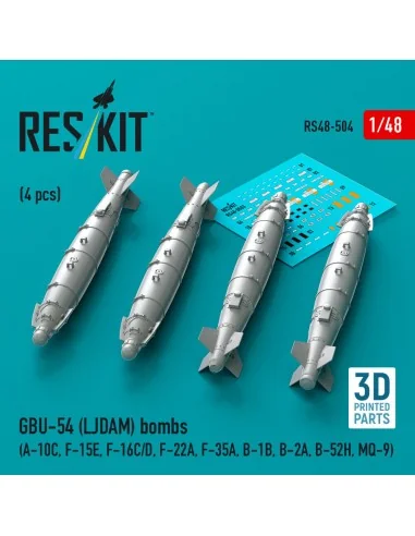 GBU-54 (LJDAM) bombs (4 pcs) (A-10C, F-15E, F-16C/D, F-22A, F-35A, ...