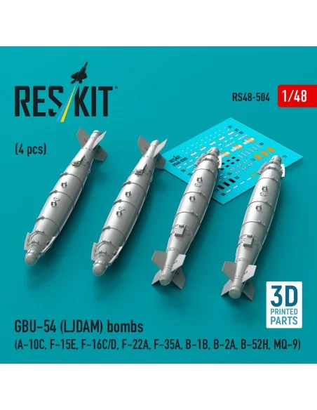 GBU-54 (LJDAM) bombs (4 pcs) (A-10C, F-15E, F-16C/D, F-22A, F-35A, ...