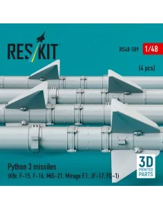 Python 3 missiles (4 pcs) (Kfir, F-15, F-16, MiG-21, Mirage F.1, JF... 2