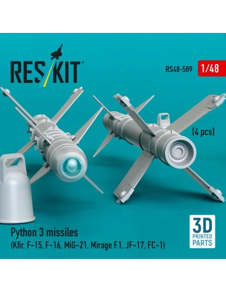 Python 3 missiles (4 pcs) (Kfir, F-15, F-16, MiG-21, Mirage F.1, JF...