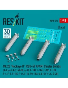 Mk 20 Rockeye II (CBU-59 APAM) Cluster bombs (A-4, A-6, A-7, AV-8B,...