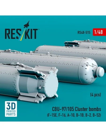 [NO_DESC] CBU-97/105 cluster bombs (4 pcs) (F-15E, F-16, A-10, B-1B...