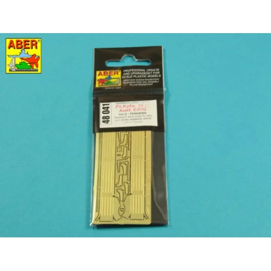 Pz.Kpfw. 38 (t) Ausf.. E/F/G Vol.2-Fenders - Aber Models 48041