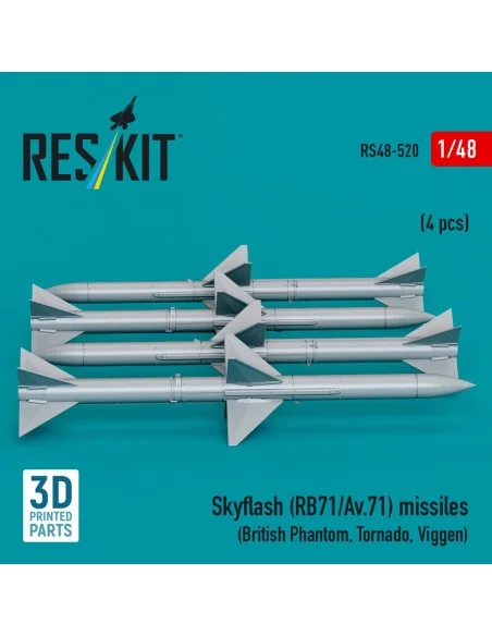 Skyflash (RB71/Av.71) missiles (4 pcs) (British Phantom, Tornado, V...