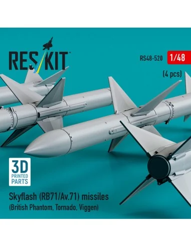 Skyflash (RB71/Av.71) missiles (4 pcs) (British Phantom, Tornado, V...