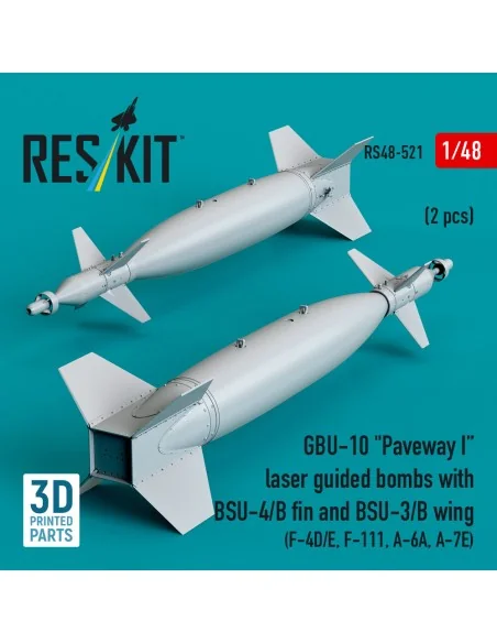 GBU-10 Paveway I laser guided bombs with BSU-4/B fin and BSU-3/B wi...