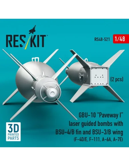 GBU-10 Paveway I laser guided bombs with BSU-4/B fin and BSU-3/B wi...