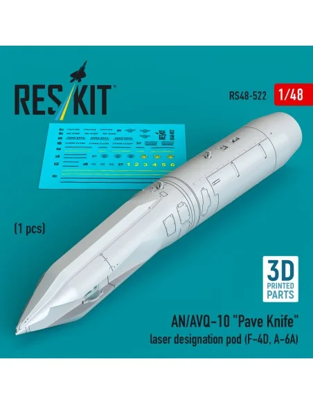 [NO_DESC] AN/AVQ-10 Pave Knife laser designation pod (1 pcs) (F-4D,...