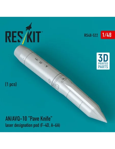 AN/AVQ-10 Pave Knife laser designation pod (1 pcs) (F-4D, A-6A) (3D...