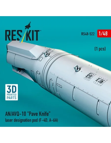 AN/AVQ-10 Pave Knife laser designation pod (1 pcs) (F-4D, A-6A) (3D...