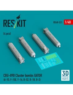 CBU-89B cluster bombs GATOR (4 pcs) (A-10, F-15E, F-16, B-52, B-1B,...