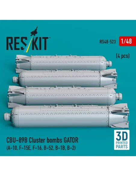CBU-89B cluster bombs GATOR (4 pcs) (A-10, F-15E, F-16, B-52, B-1B,...