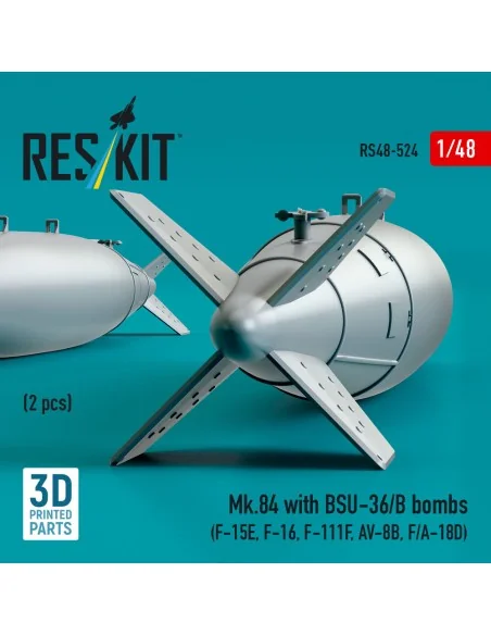 Mk.84 with BSU-36/B bombs (2 pcs) (F-15E, F-16, F-111F, AV-8B, F/A-...