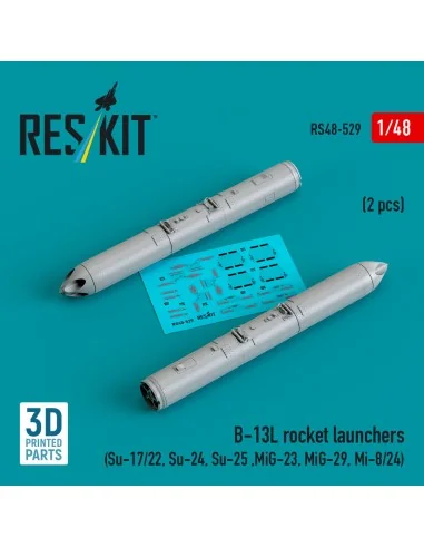 B-13L rocket launchers (2 pcs) (Su-17/22, Su-24, Su-25, MiG-23, MiG...