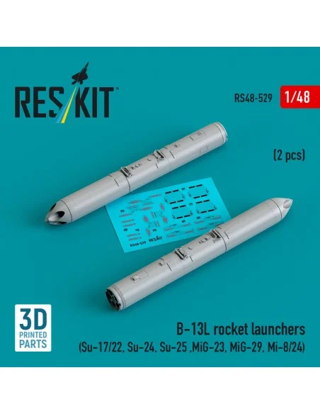 B-13L rocket launchers (2 pcs) (Su-17/22, Su-24, Su-25, MiG-23, MiG...